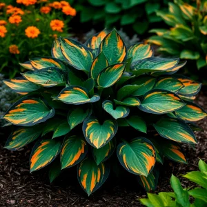 Хоста Бархатный Полог купить по цене от 560р. в интернет-магазине «Посадика» с доставкой почтой в в Кизляре и по всей России – [изображение №1].